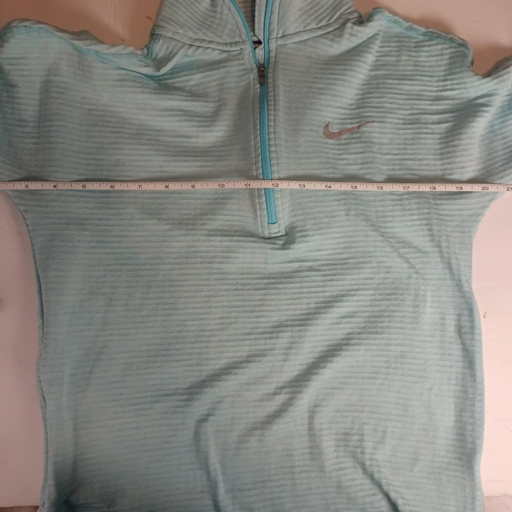 Nike Dri-Fit Running Shirt Long Sleeved Woman‎ Teal X-Small Athleisure 1/4 Zip